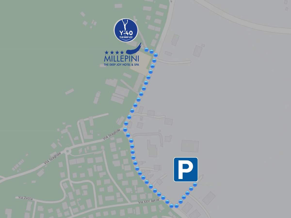 Parking at Hotel Millepini & Y-40